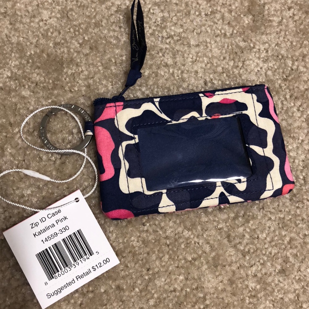 New with tags Vera Bradley zip ID case